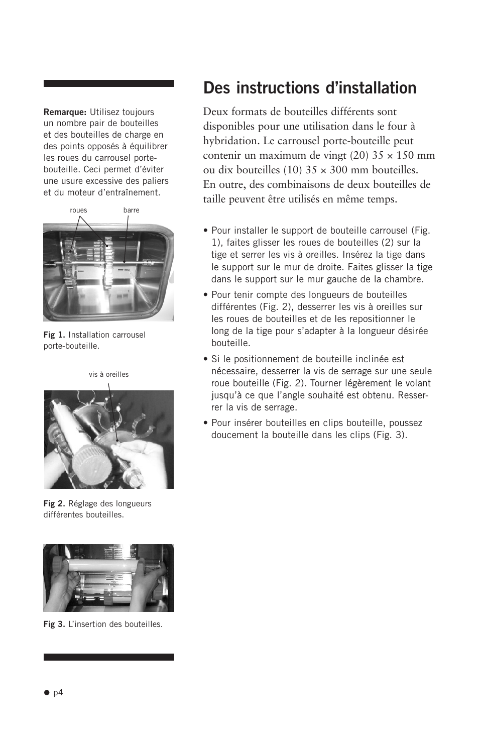 Des instructions d’installation | Hoefer HB1000 User Manual | Page 13 / 31