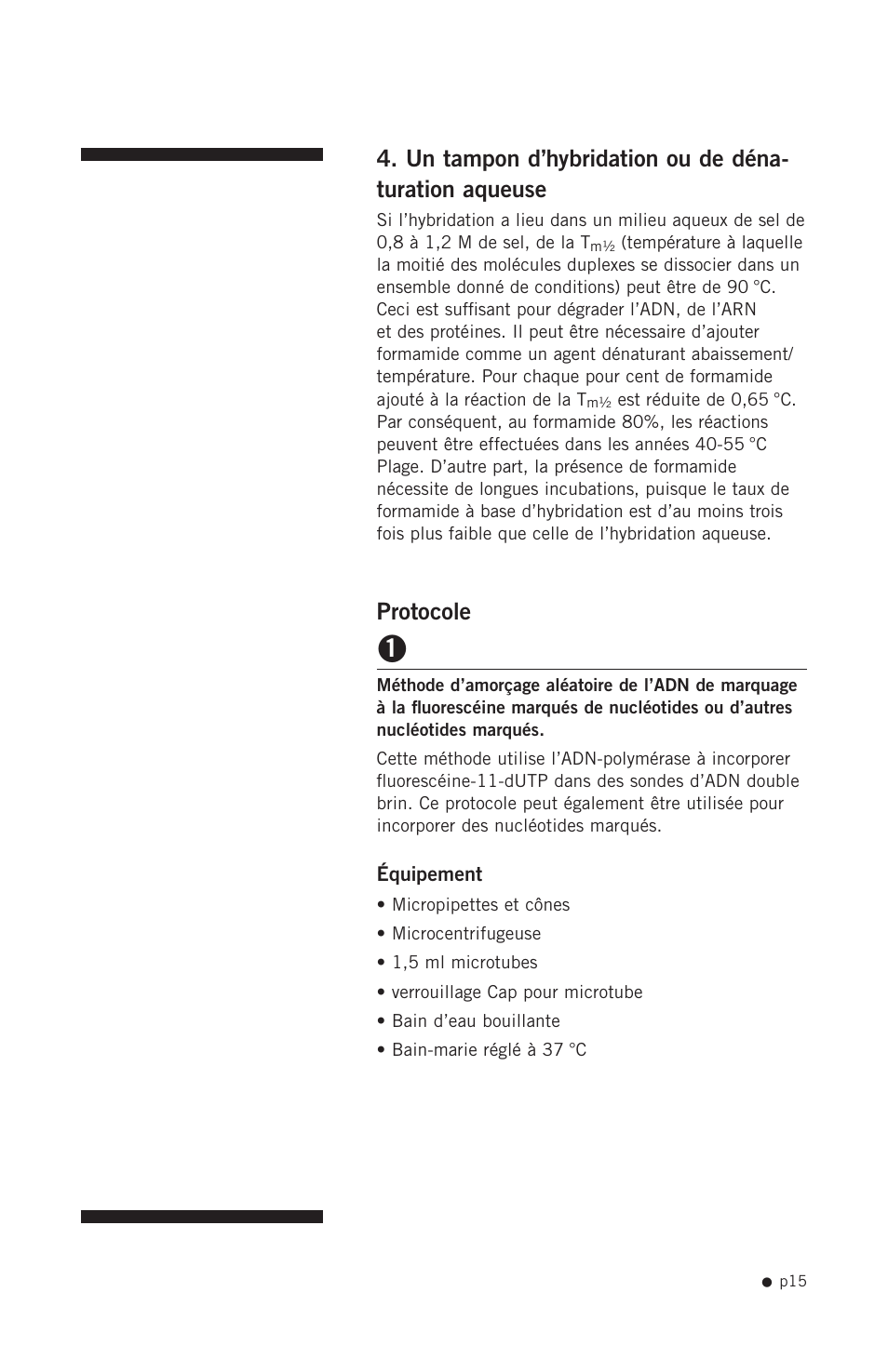 Protocole | Hoefer HB1000 User Manual | Page 24 / 31