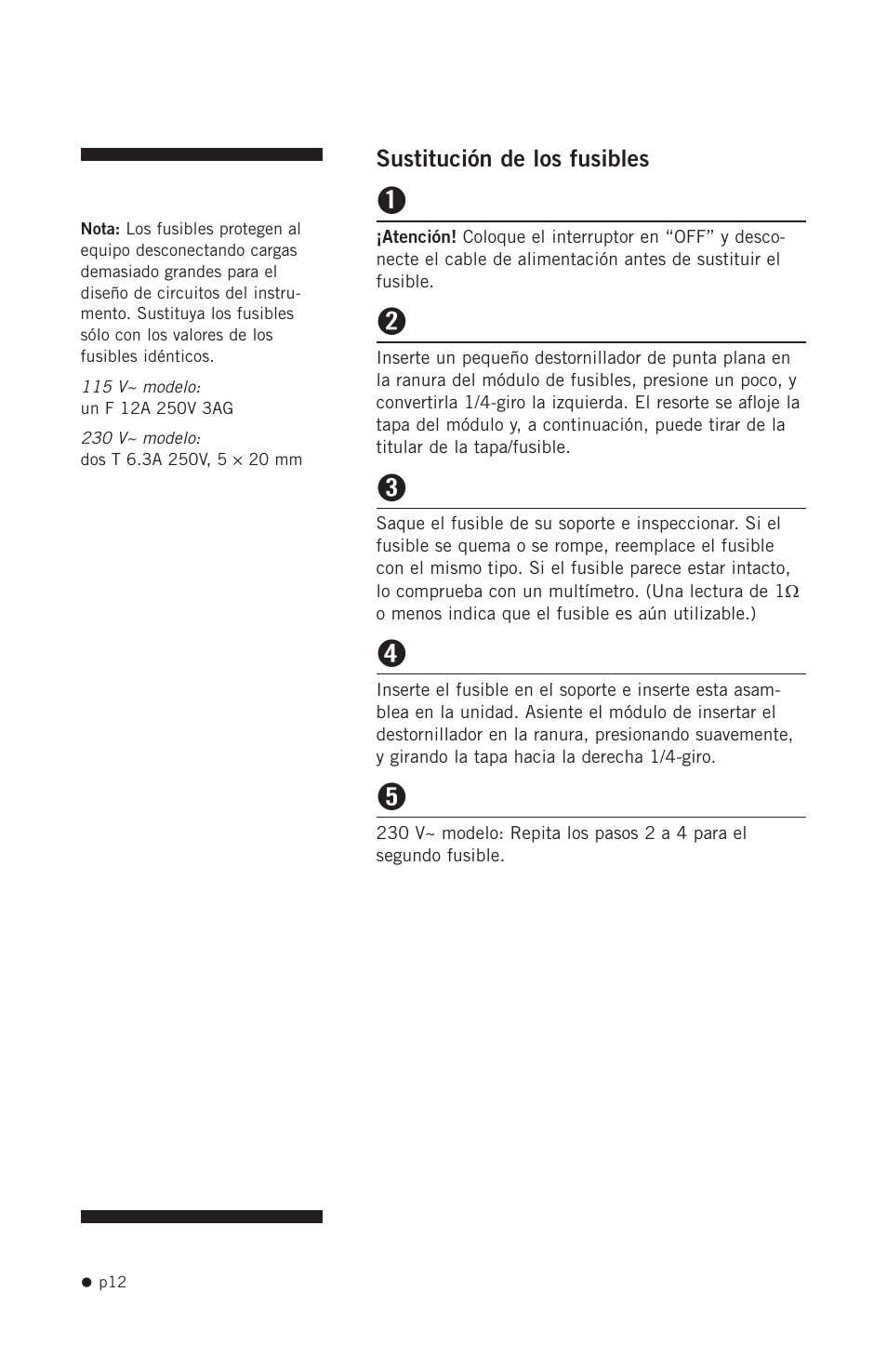 Hoefer SE1200 User Manual | Page 21 / 27