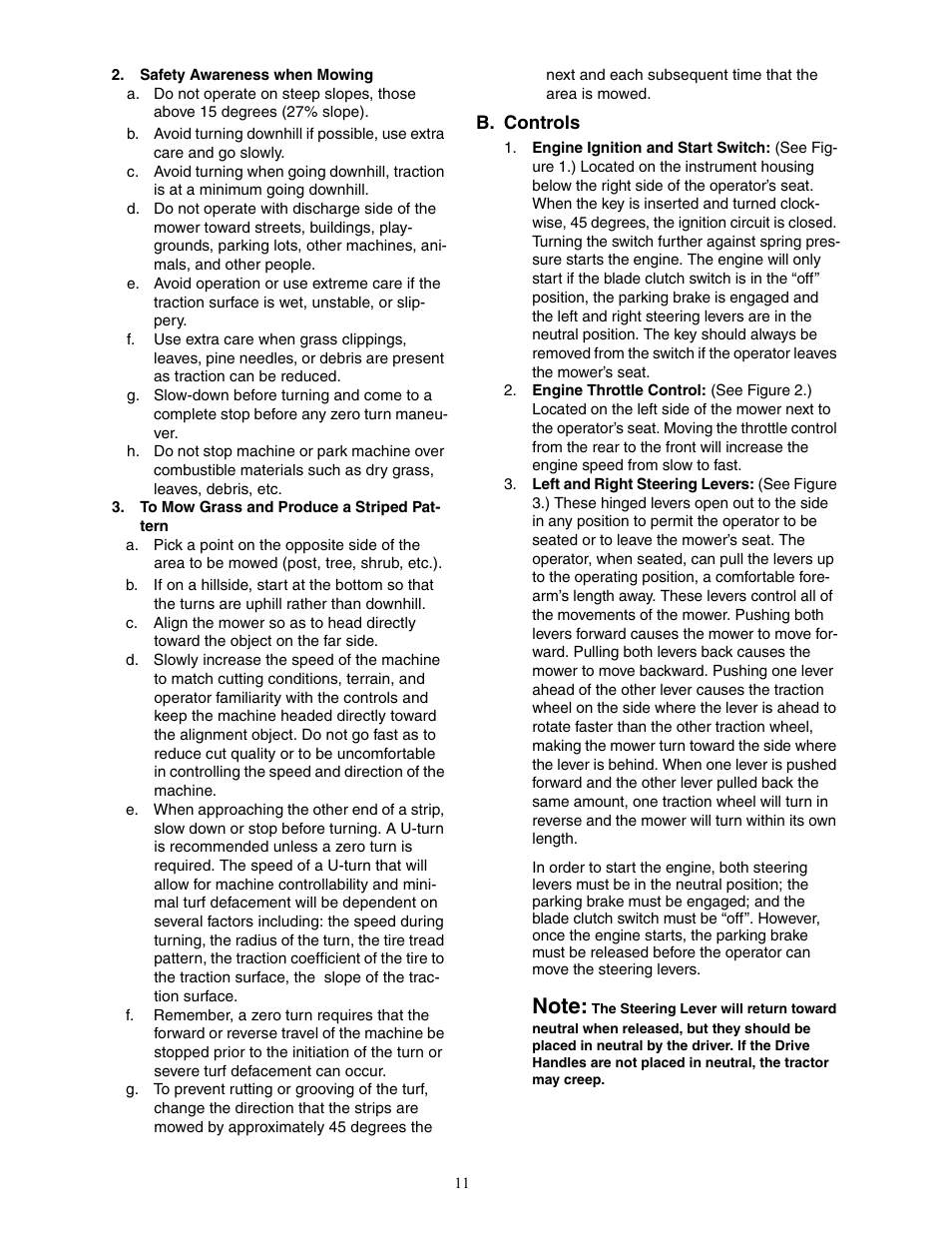 Cub Cadet 20HP Z-Force 44 User Manual | Page 11 / 32