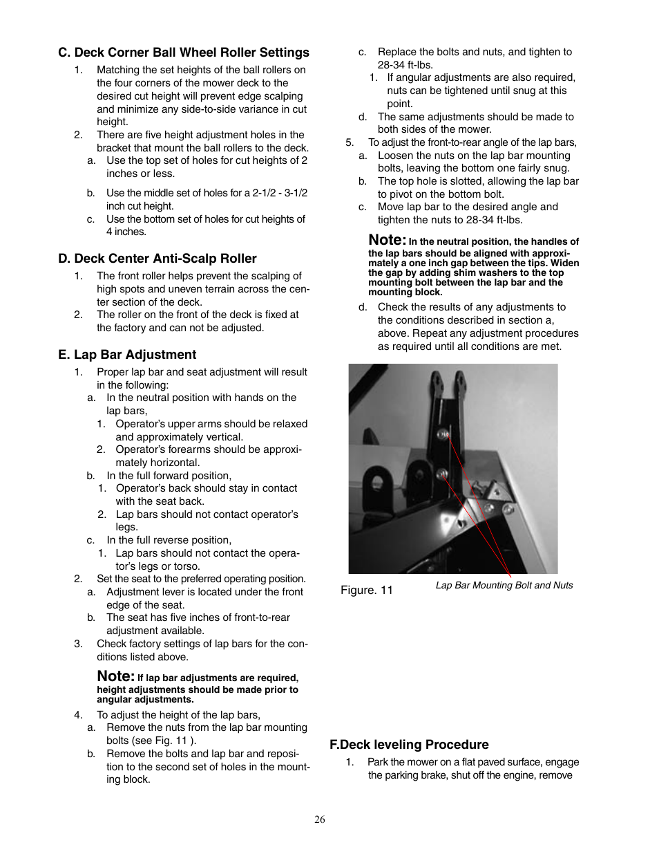 Cub Cadet 20HP Z-Force 44 User Manual | Page 26 / 32