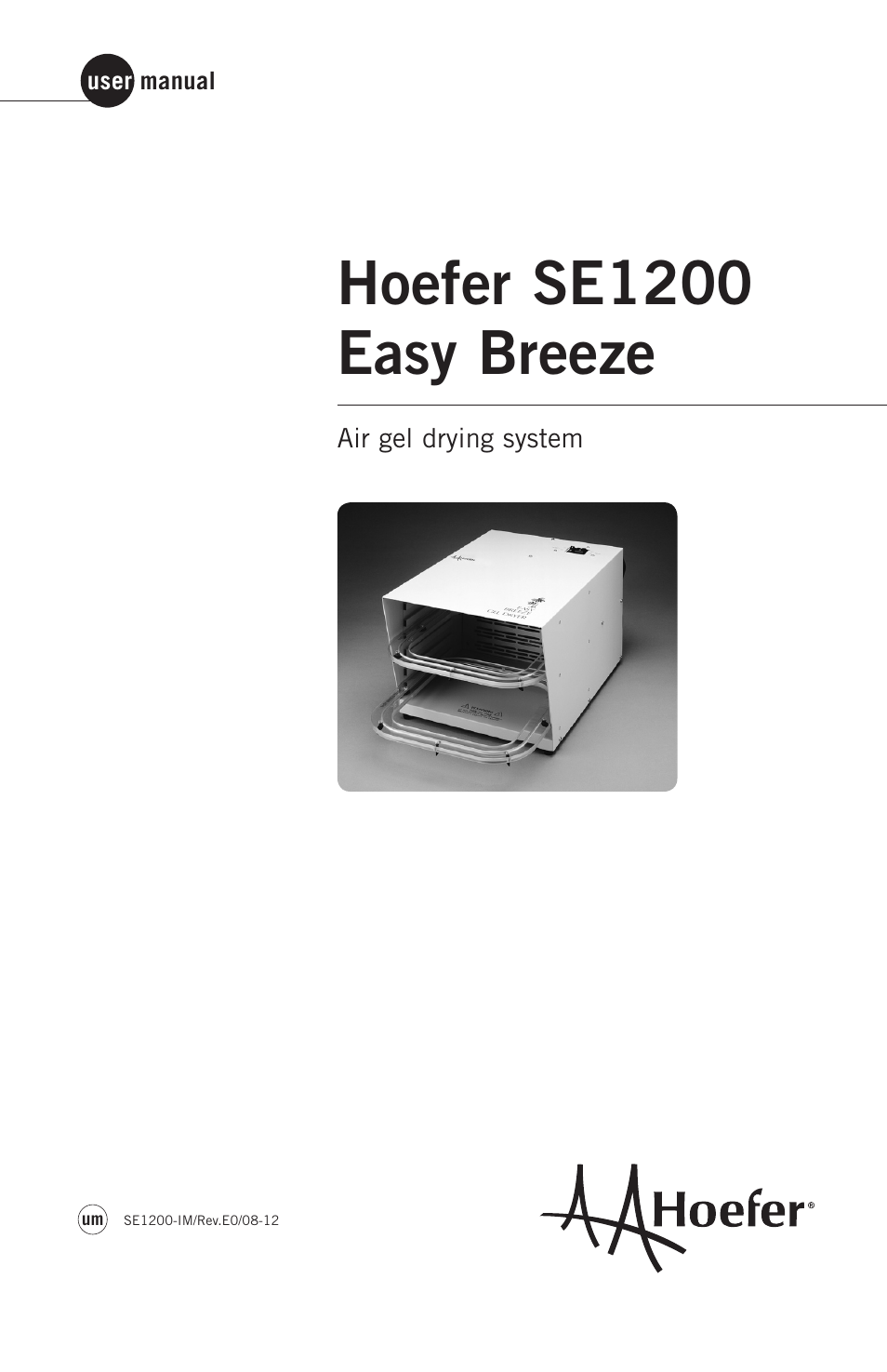 Hoefer SE1200 User Manual | 27 pages