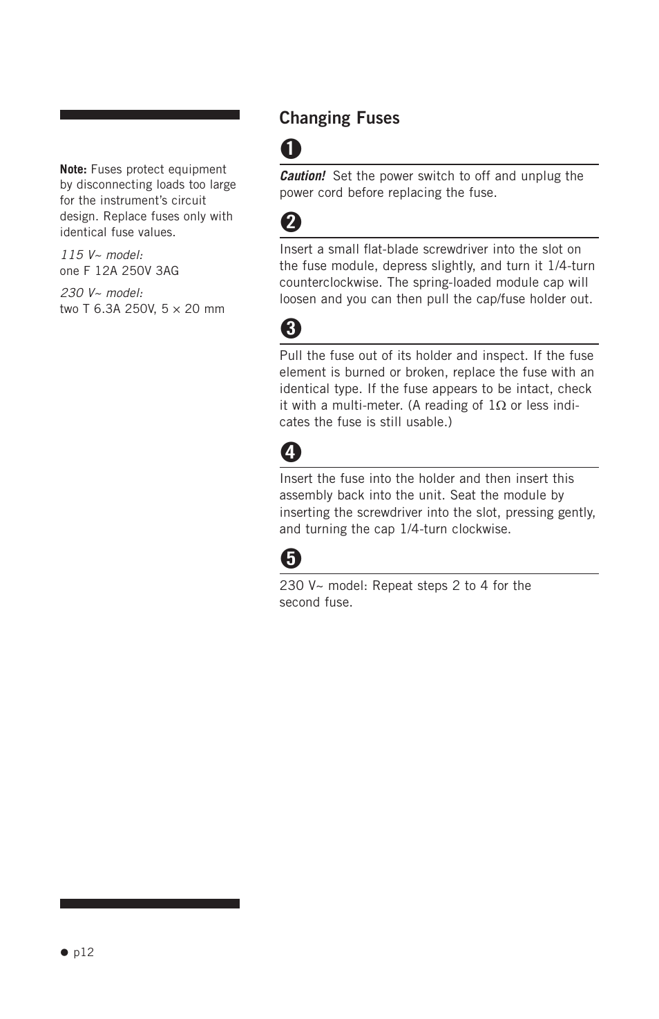 Hoefer SE1200 User Manual | Page 21 / 27