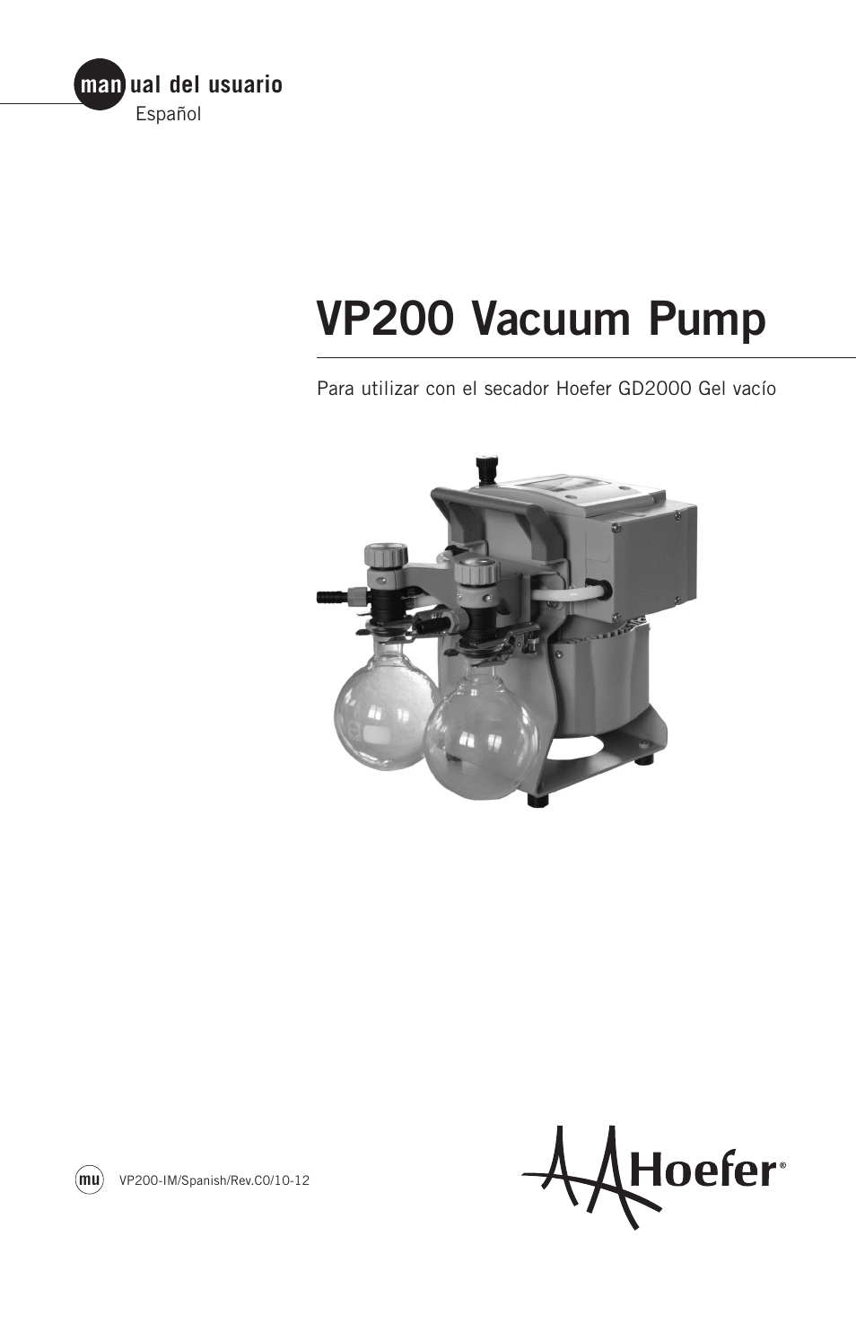 Hoefer VP200 User Manual | 30 pages