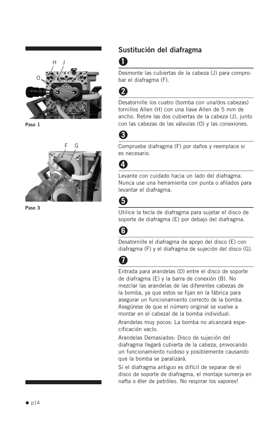 Hoefer VP200 User Manual | Page 22 / 30