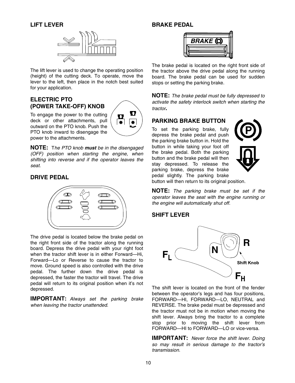 Cub Cadet 1212 User Manual | Page 10 / 44