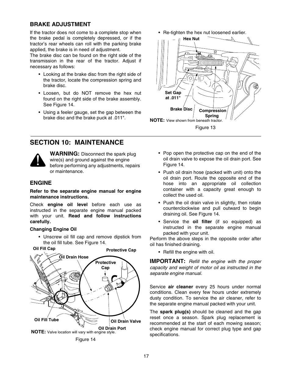 Cub Cadet 1212 User Manual | Page 17 / 44
