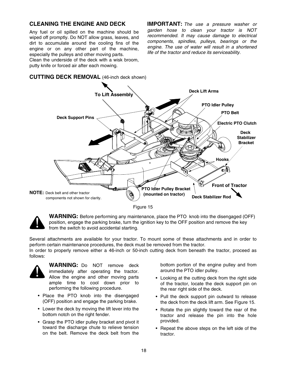 Cub Cadet 1212 User Manual | Page 18 / 44