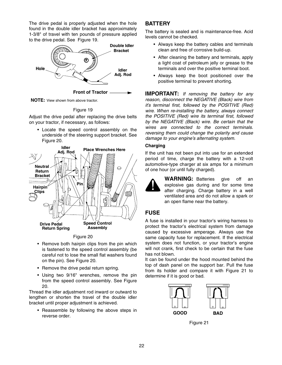 Cub Cadet 1212 User Manual | Page 22 / 44