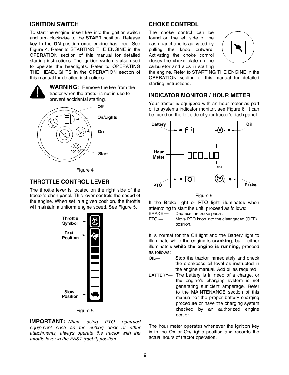 Cub Cadet 1212 User Manual | Page 9 / 44