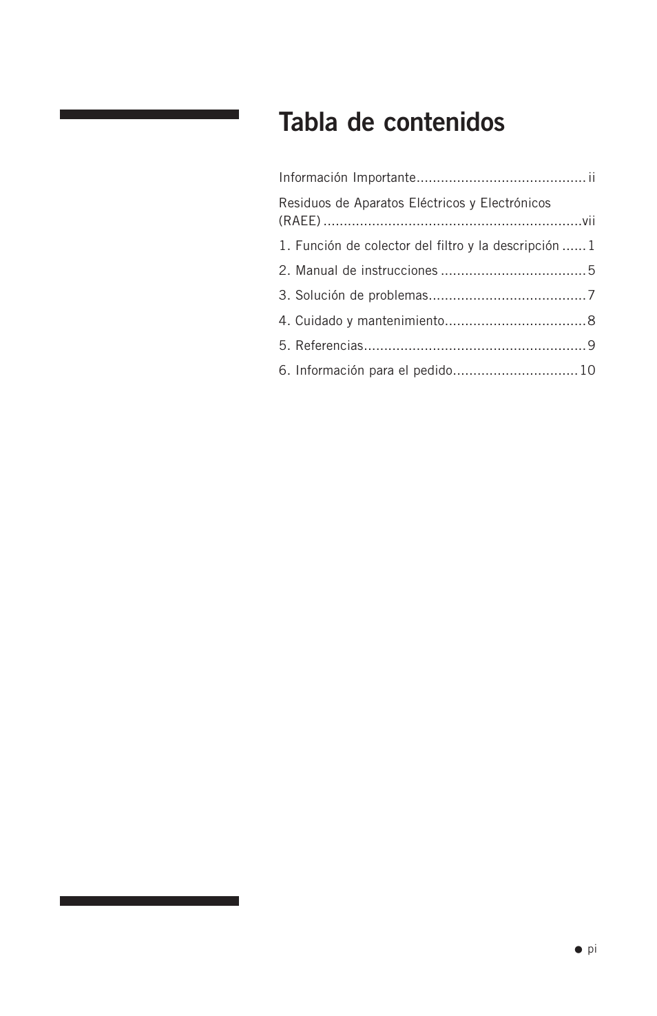 Hoefer FH225V User Manual | Page 2 / 19