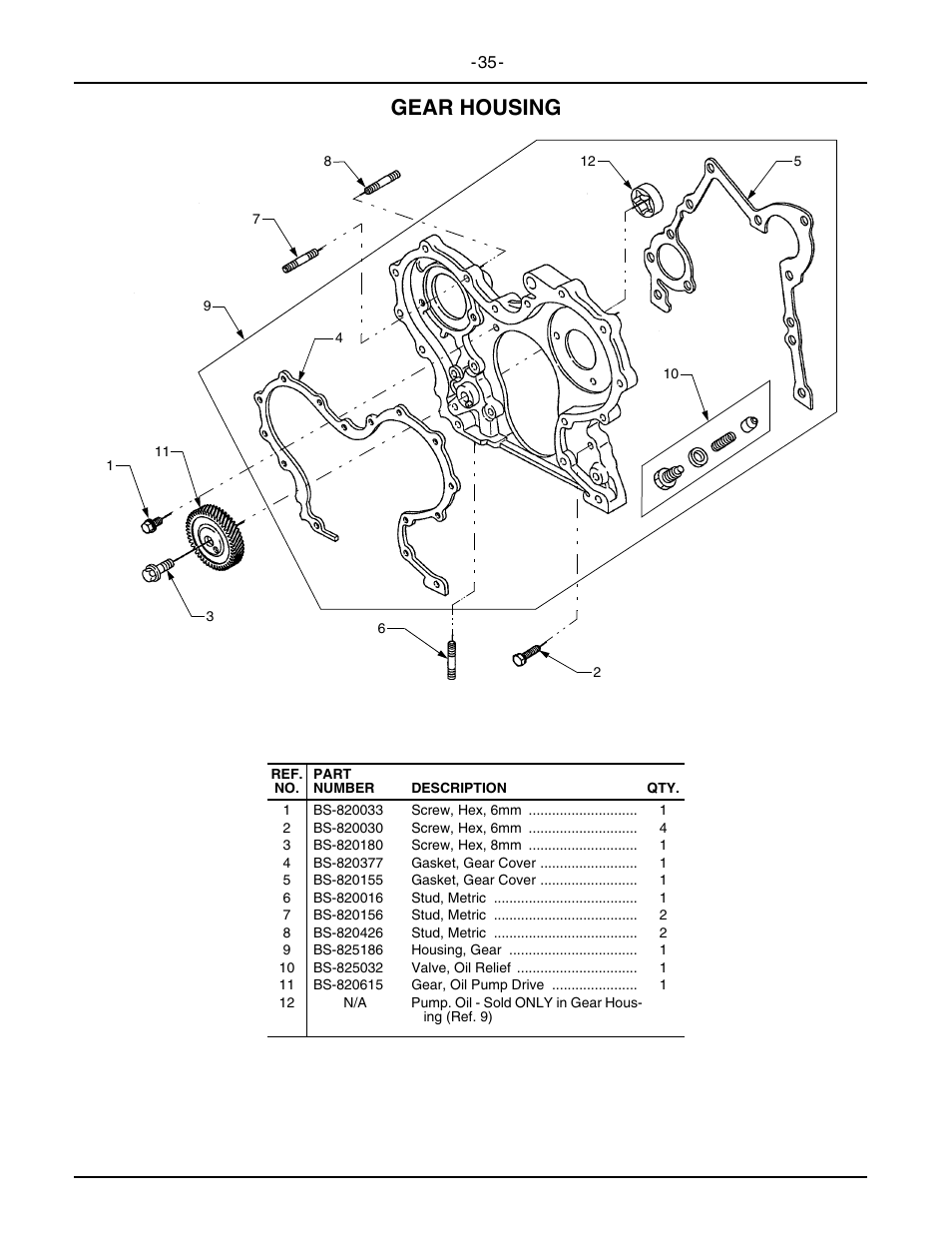 Gear housing | Cub Cadet 5234D User Manual | Page 35 / 48