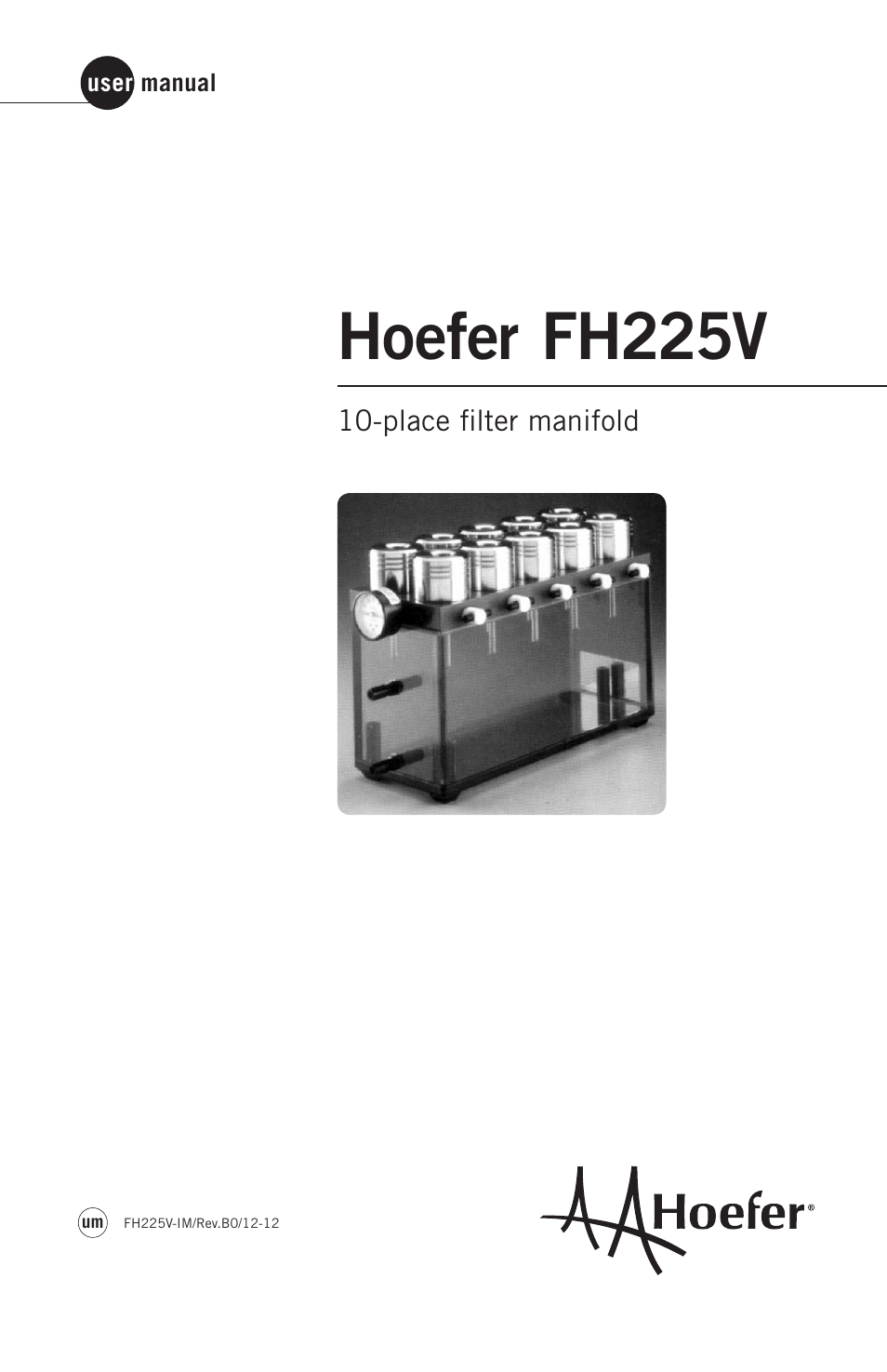 Hoefer FH225V User Manual | 19 pages