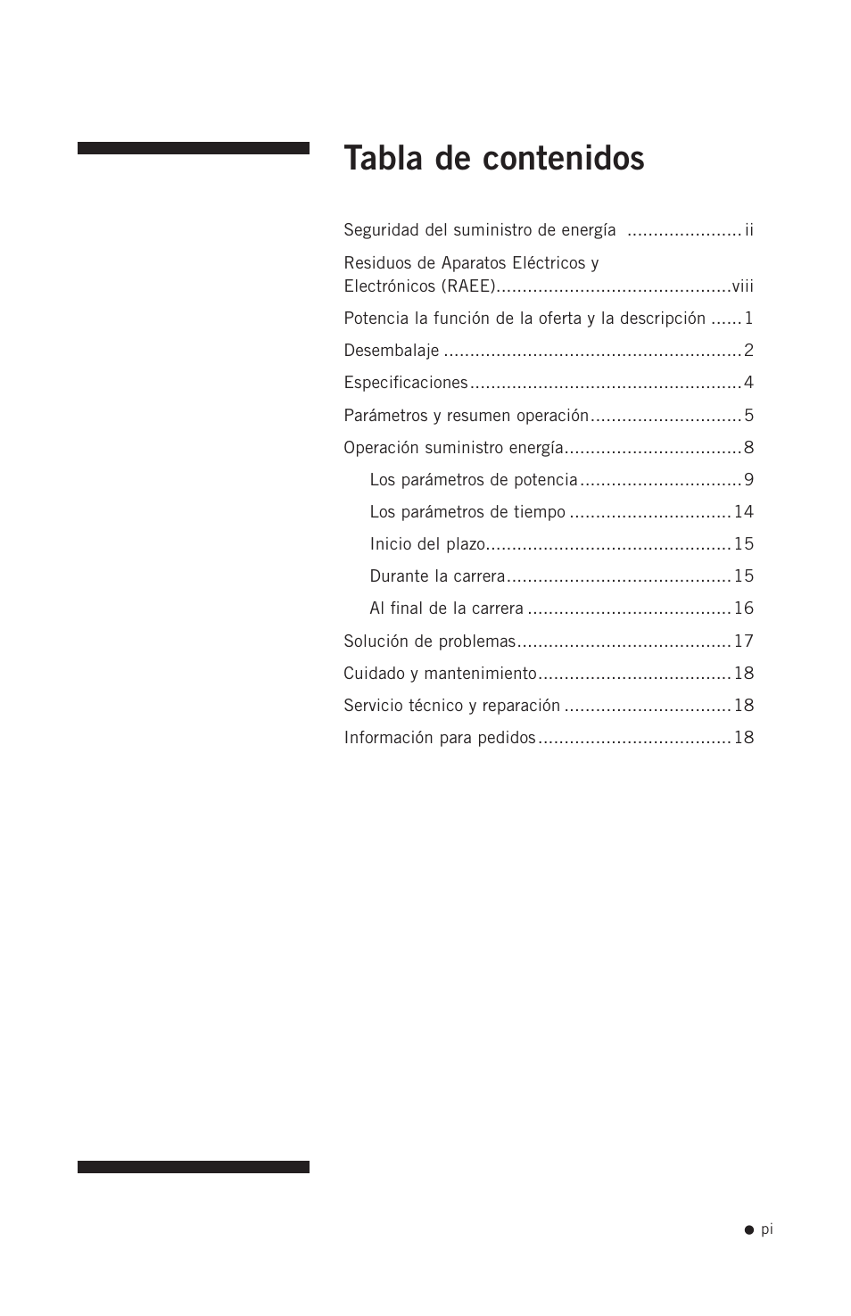 Hoefer PS2A200 User Manual | Page 2 / 28