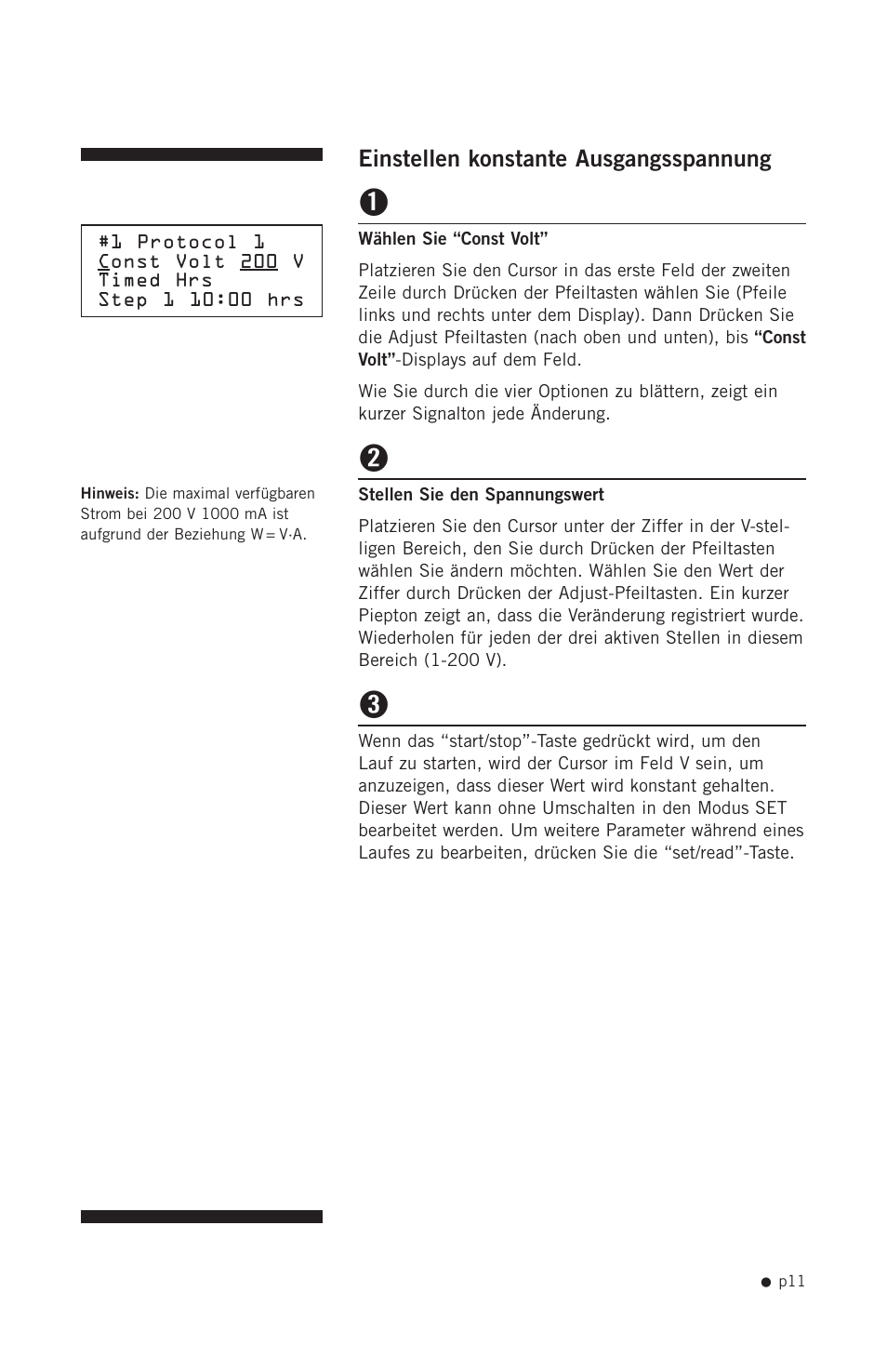 Hoefer PS2A200 User Manual | Page 20 / 28