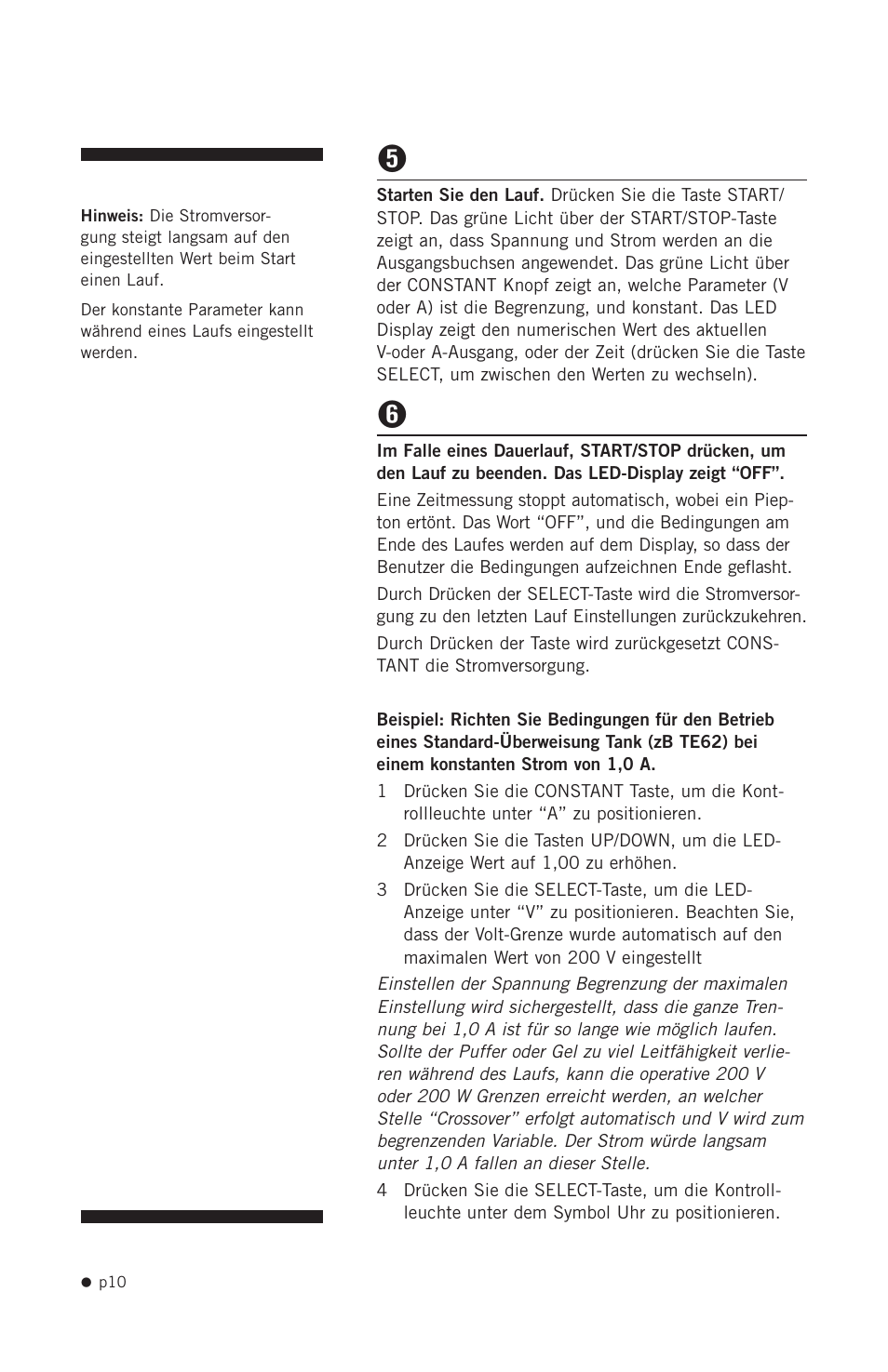 Hoefer PS200HC User Manual | Page 20 / 26