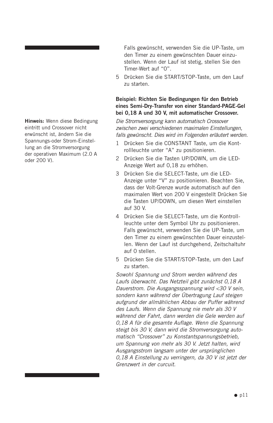 Hoefer PS200HC User Manual | Page 21 / 26