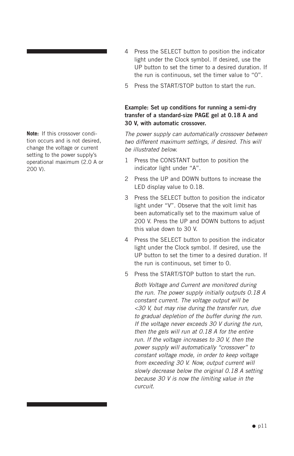 Hoefer PS200HC User Manual | Page 21 / 26