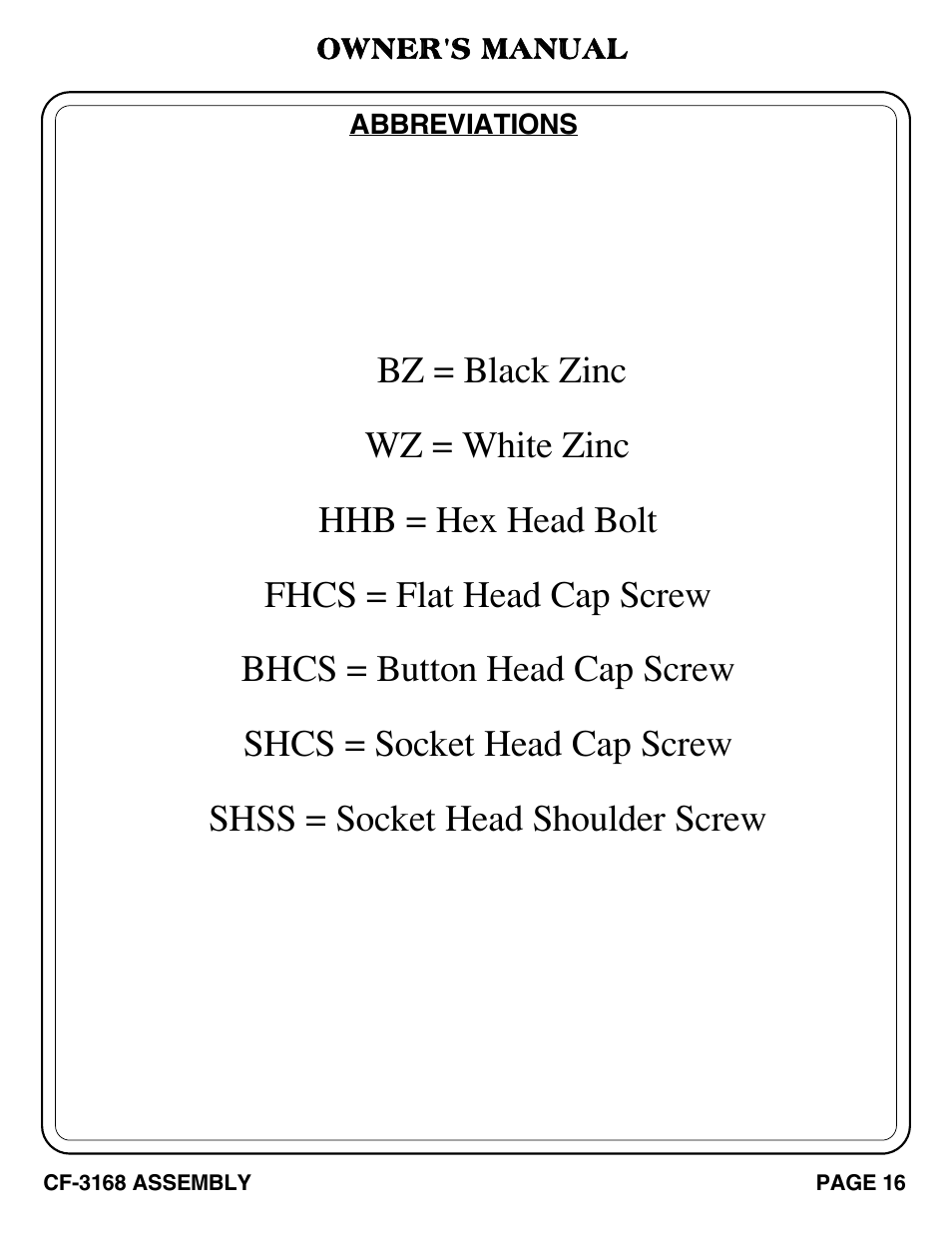 Hoist Fitness CF-3168 User Manual | Page 17 / 27