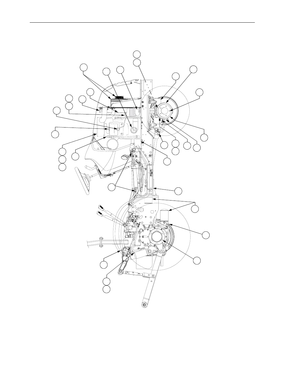 Lubrication and maintenance chart (illustration) | Cub Cadet 7254 User Manual | Page 29 / 52