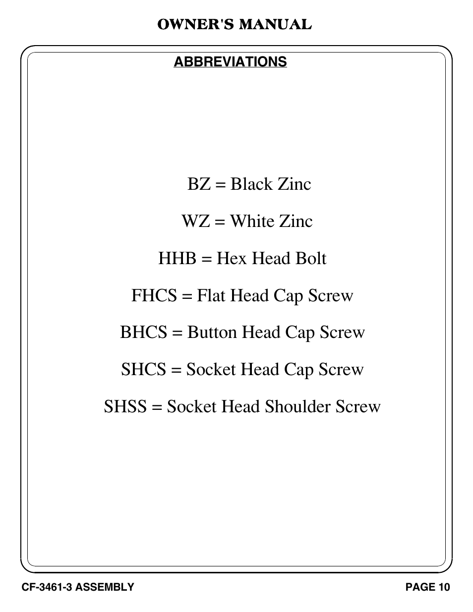 Hoist Fitness CF-3461-3 User Manual | Page 11 / 20