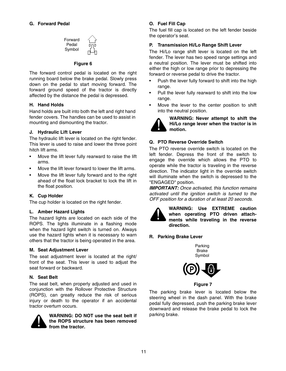 Cub Cadet TRACTOR 5252 User Manual | Page 11 / 56
