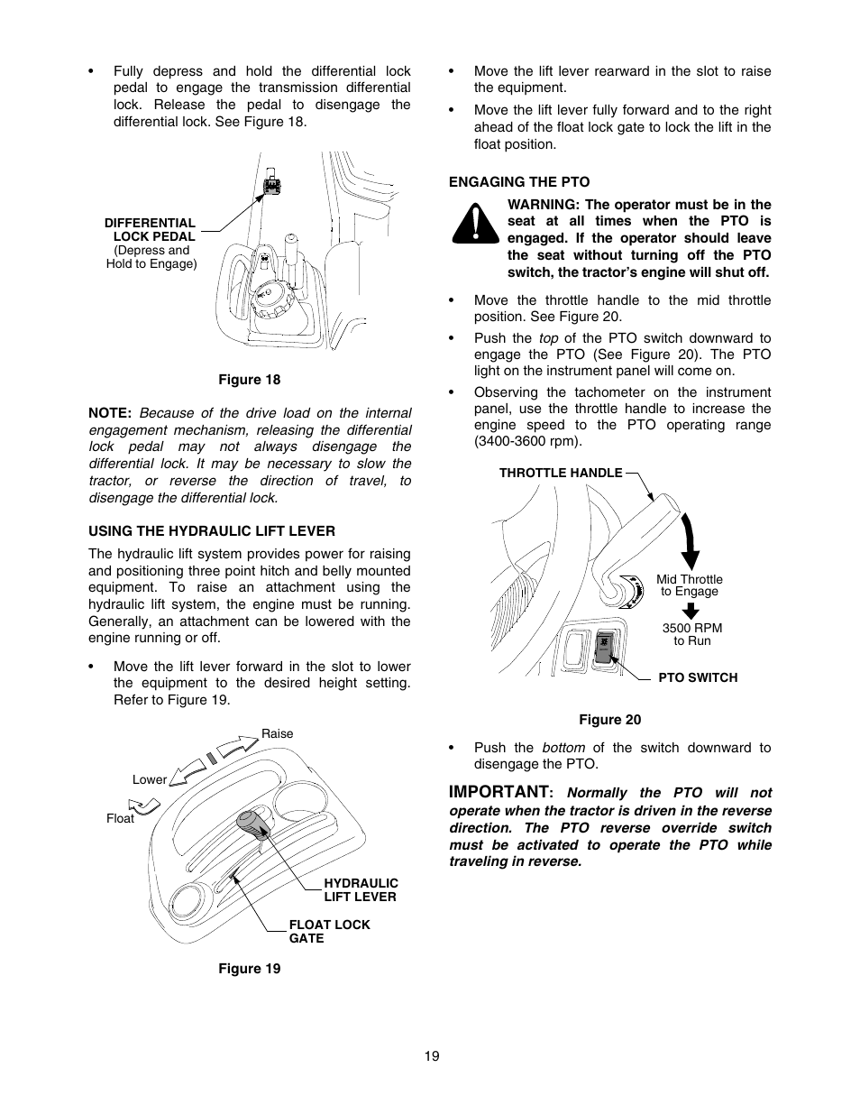 Cub Cadet TRACTOR 5252 User Manual | Page 19 / 56