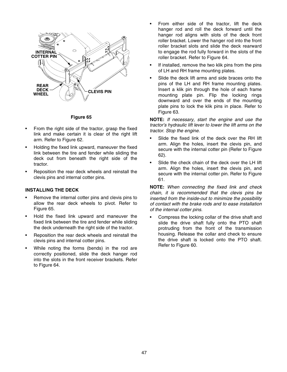 Cub Cadet TRACTOR 5252 User Manual | Page 47 / 56