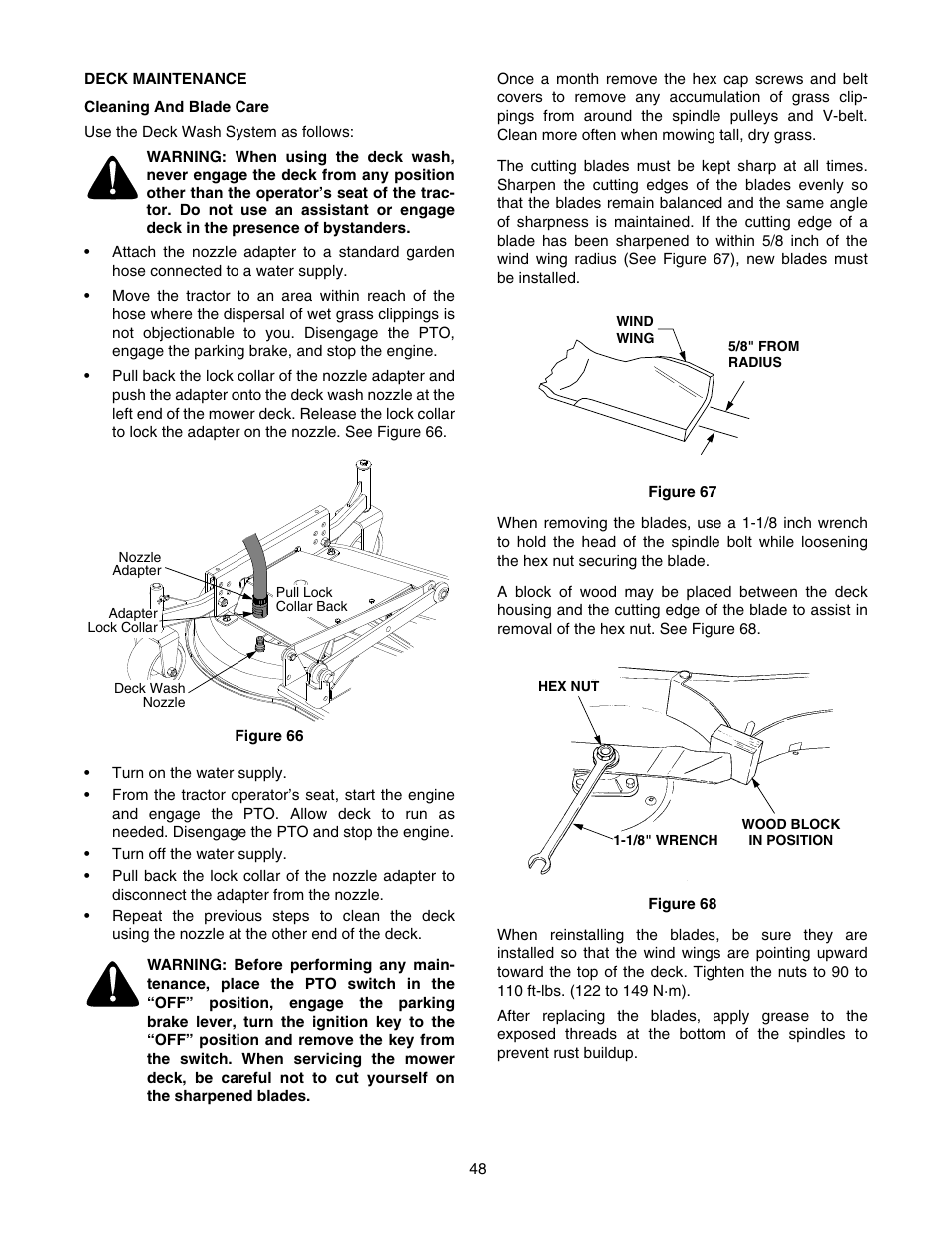 Cub Cadet TRACTOR 5252 User Manual | Page 48 / 56