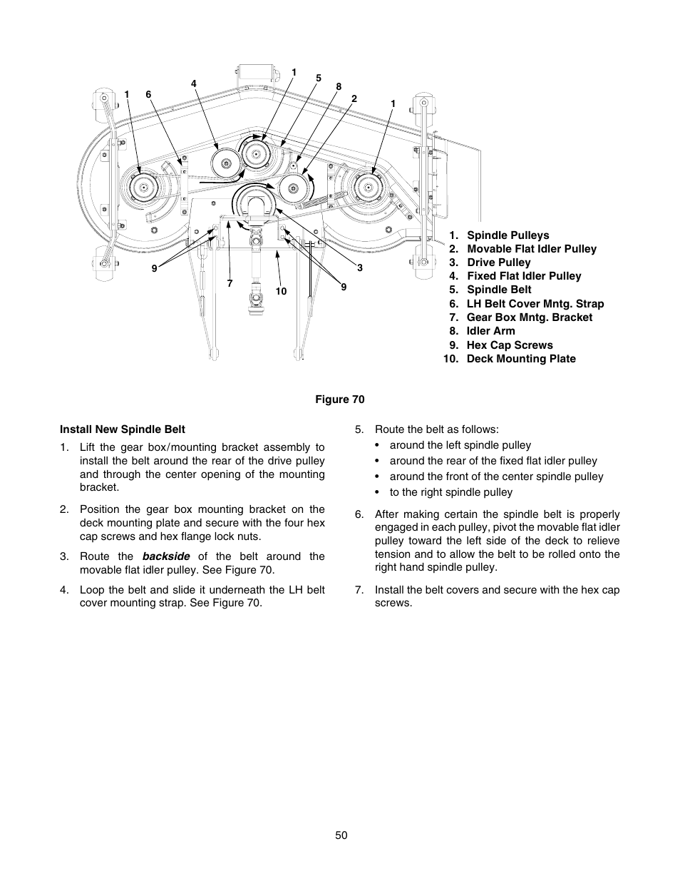 Cub Cadet TRACTOR 5252 User Manual | Page 50 / 56