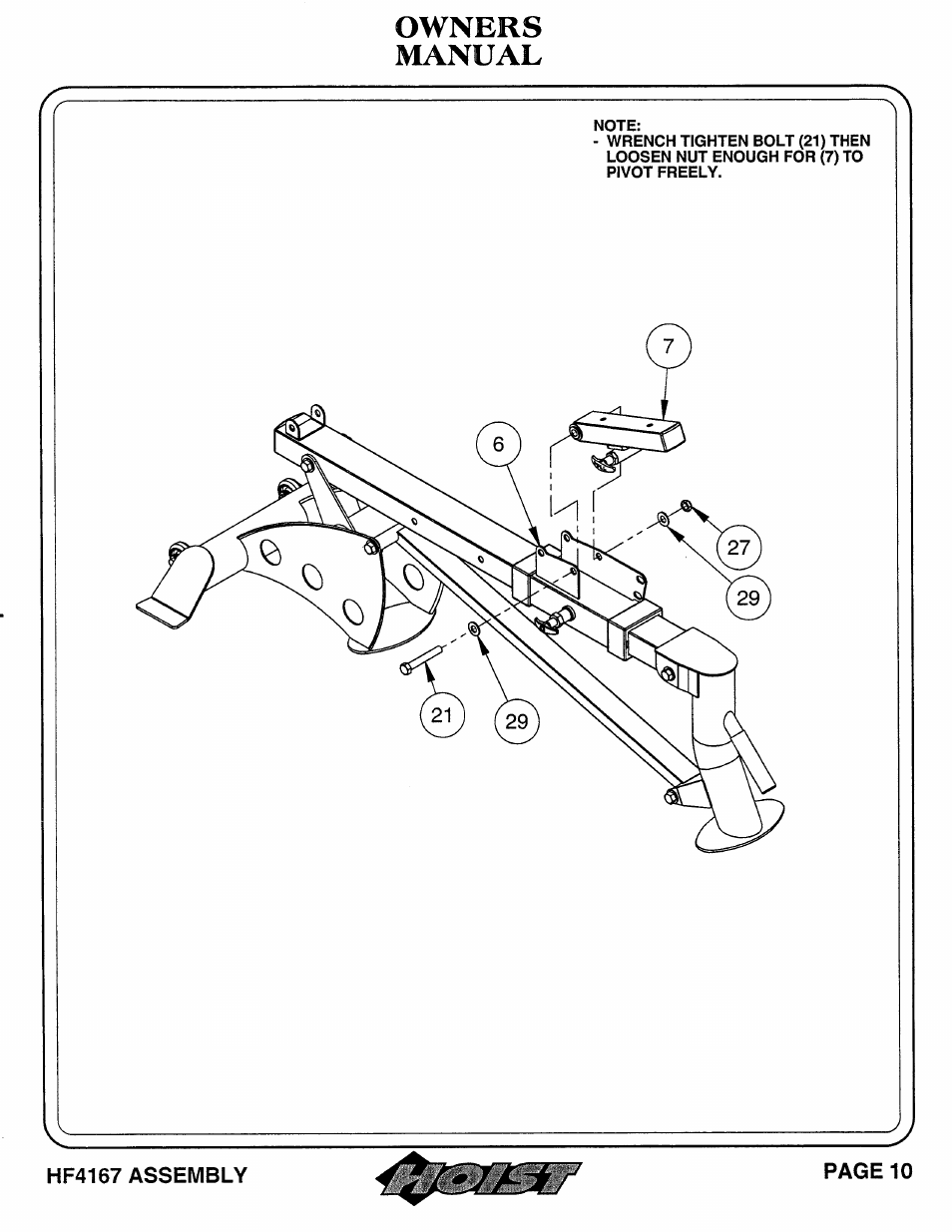Hoist Fitness HF4167 User Manual | Page 11 / 37