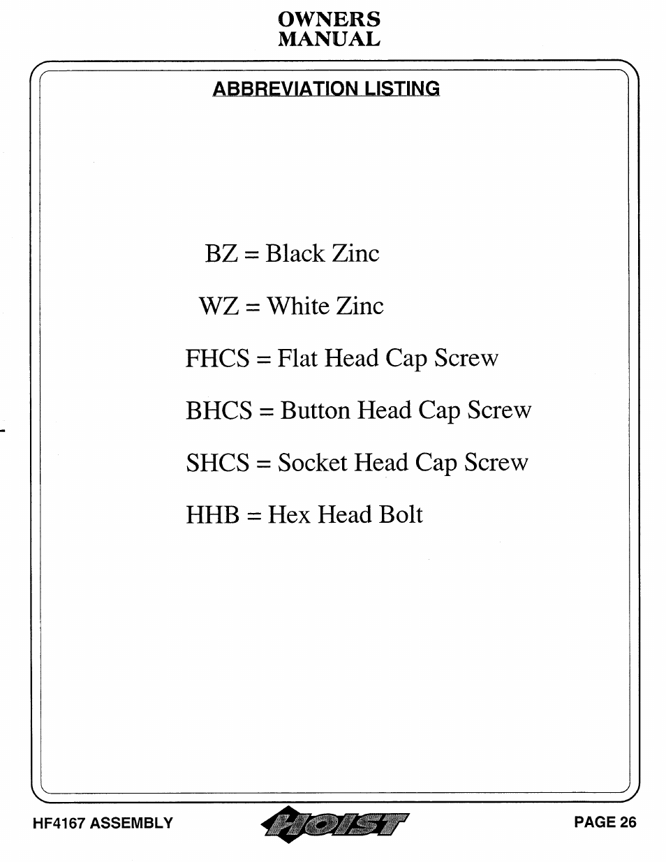 Hoist Fitness HF4167 User Manual | Page 27 / 37