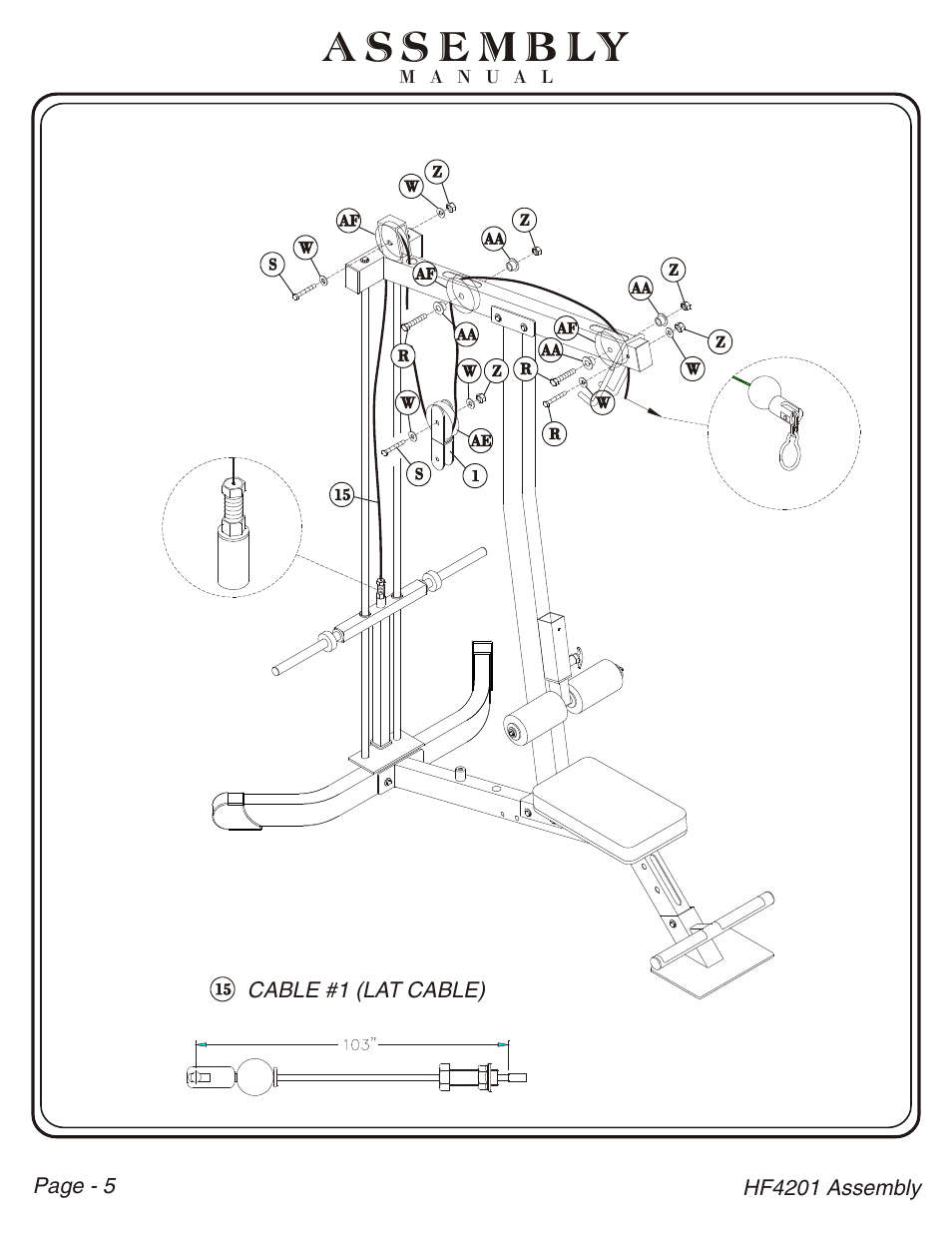 Hoist Fitness HF4201 User Manual | Page 6 / 17
