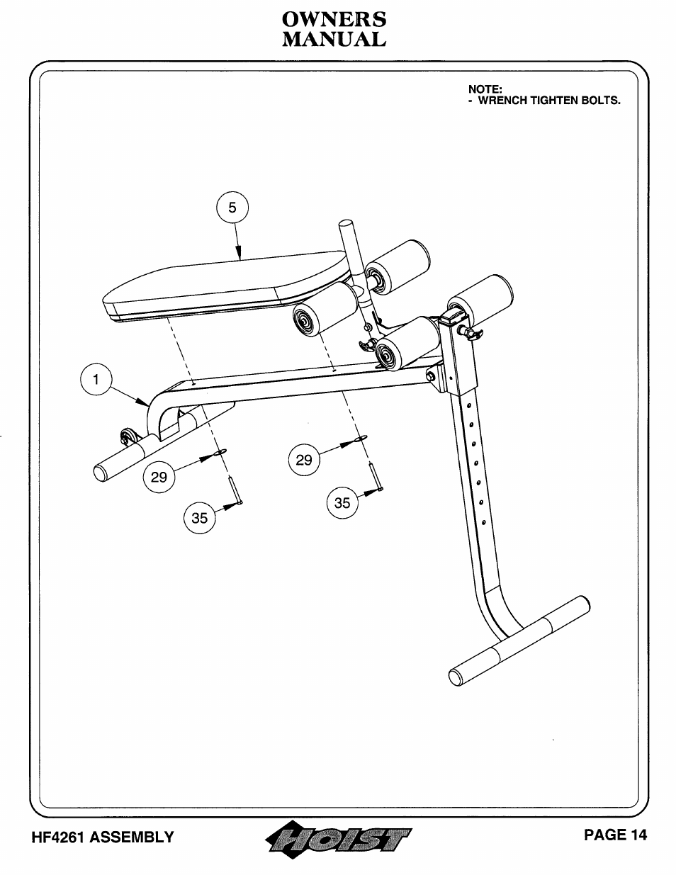 Hoist Fitness HF4261 User Manual | Page 15 / 23