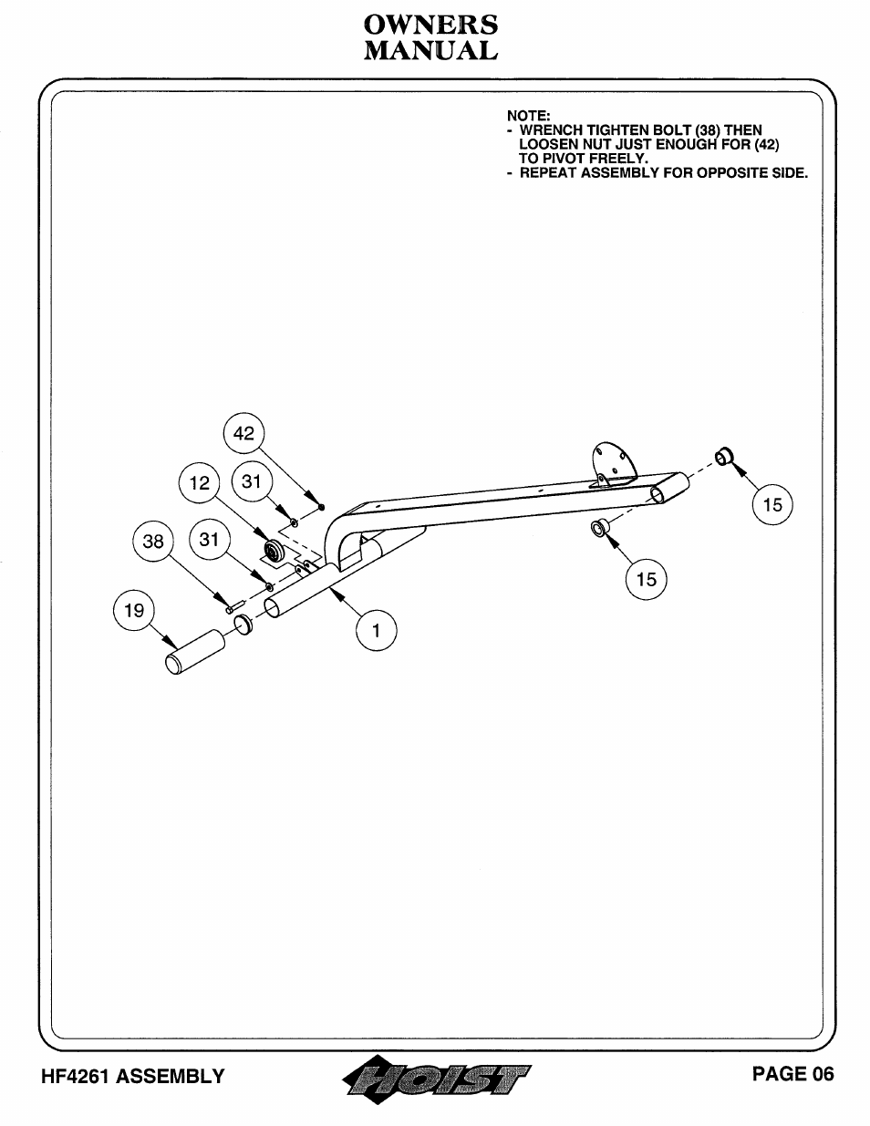 Hoist Fitness HF4261 User Manual | Page 7 / 23