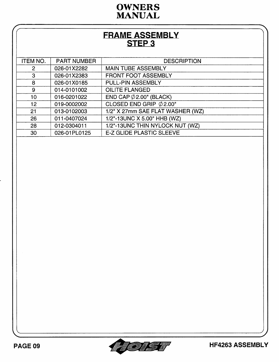 Hoist Fitness HF4263 User Manual | Page 10 / 25