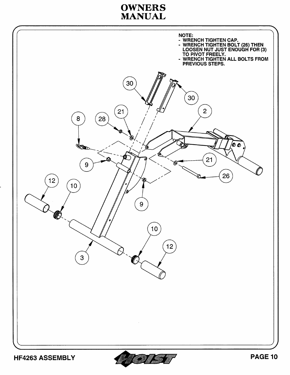 Hoist Fitness HF4263 User Manual | Page 11 / 25