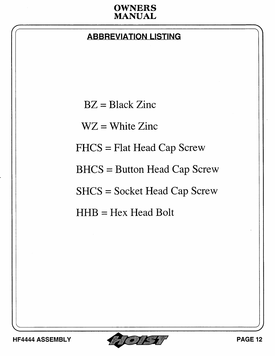 Hoist Fitness HF4444 User Manual | Page 13 / 23