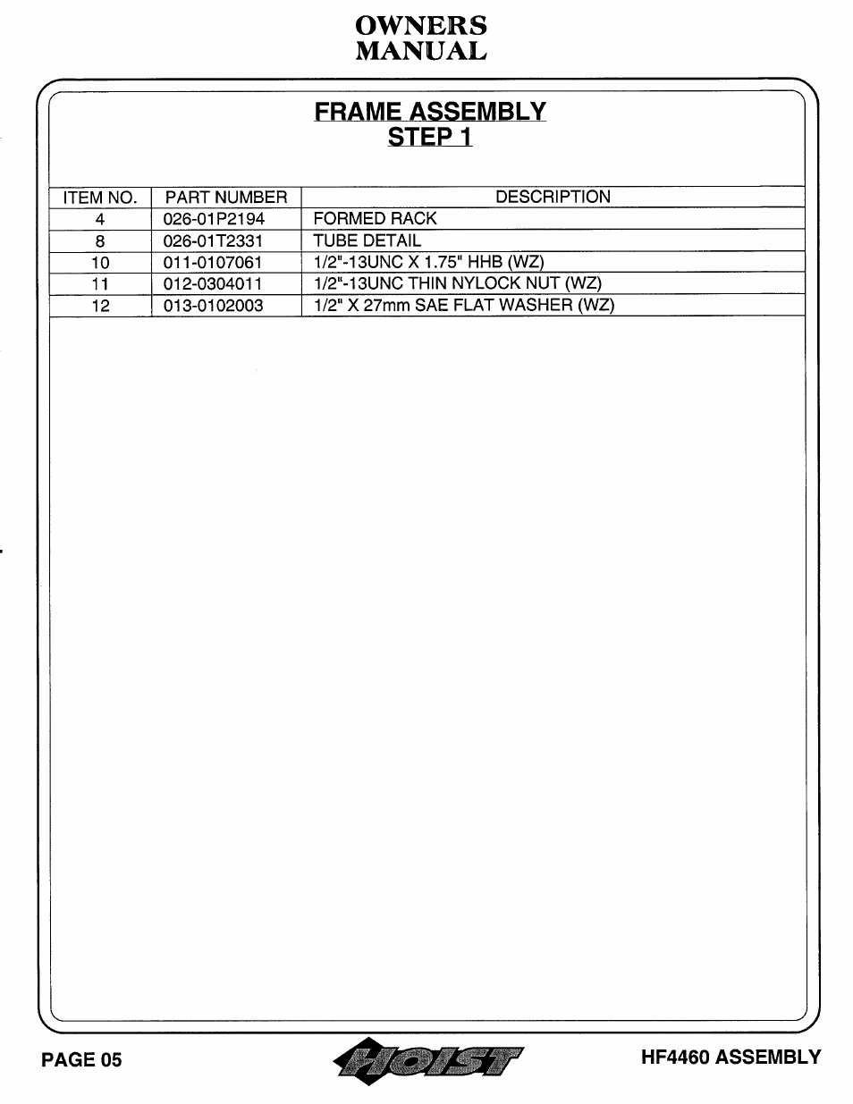 Hoist Fitness HF4460 User Manual | Page 6 / 25