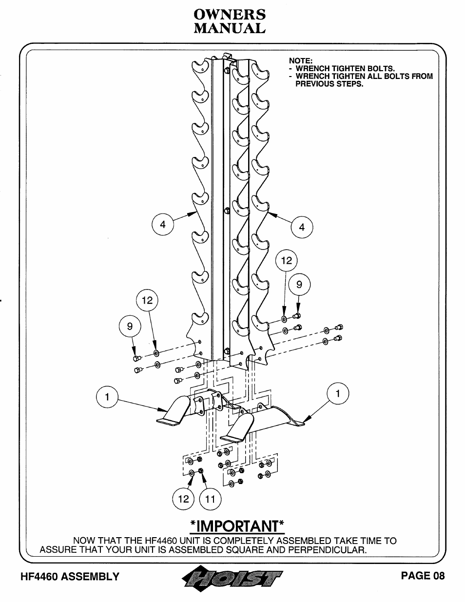 Hoist Fitness HF4460 User Manual | Page 9 / 25