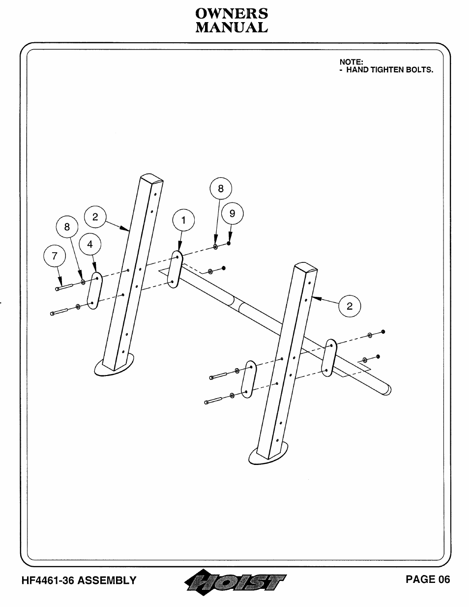 Hoist Fitness HF4461-36 User Manual | Page 7 / 31