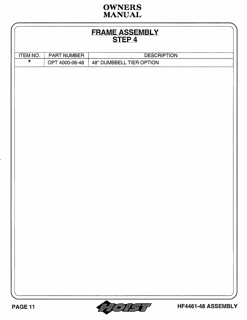 Hoist Fitness HF4461-48 User Manual | Page 12 / 31