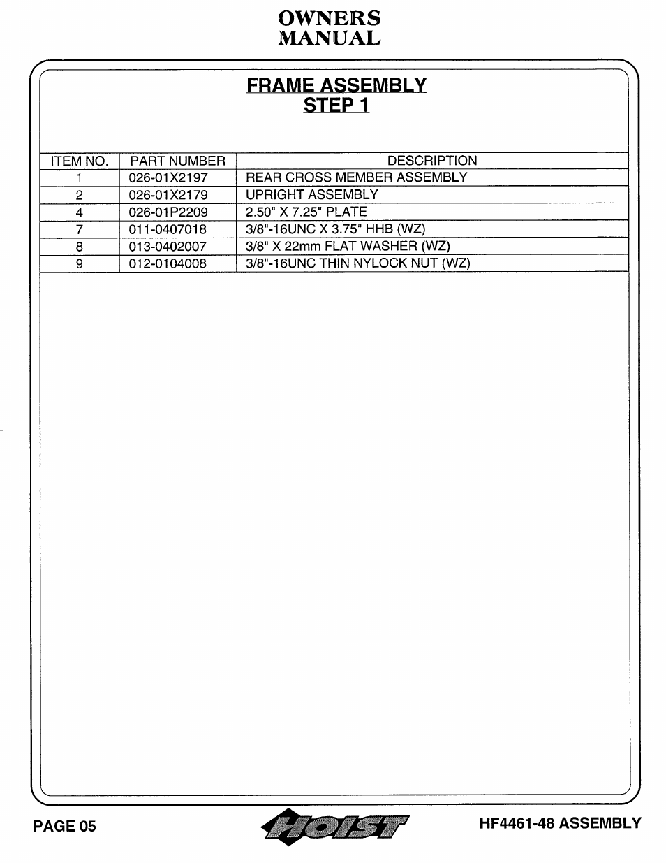 Hoist Fitness HF4461-48 User Manual | Page 6 / 31