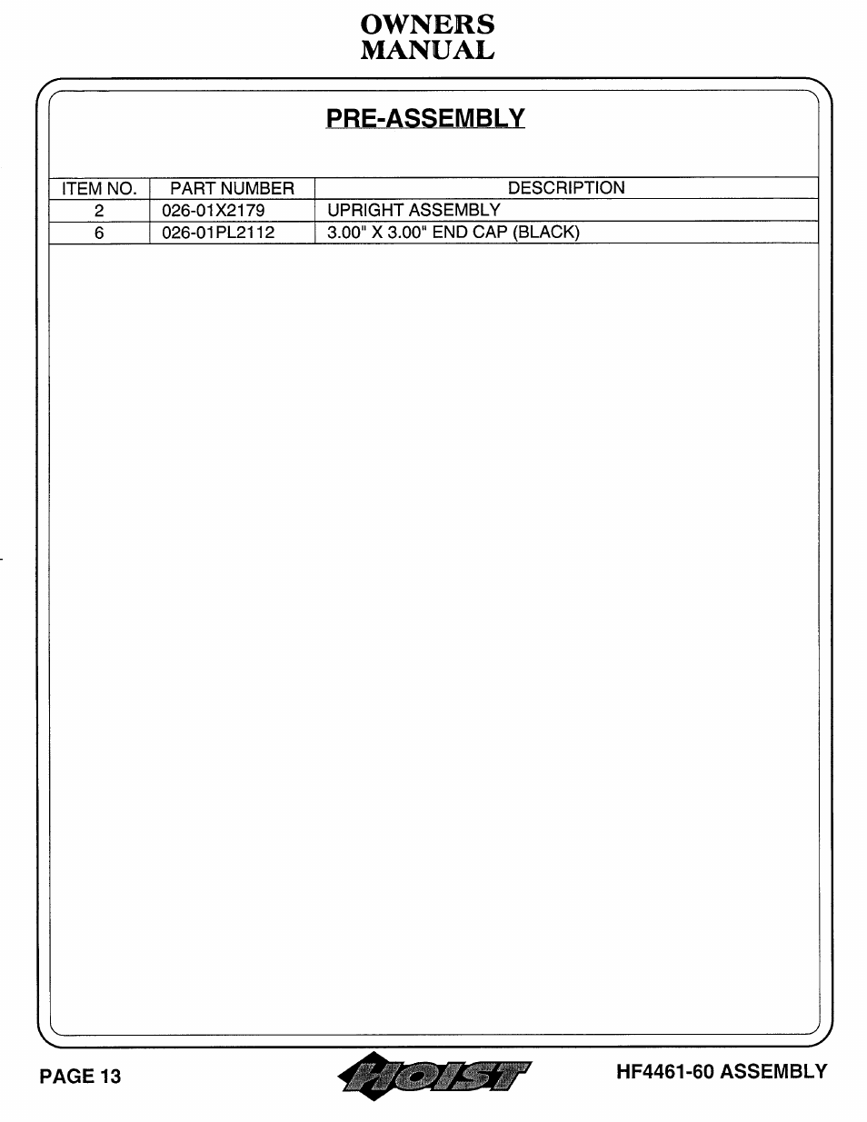 Hoist Fitness HF4461-60 User Manual | Page 14 / 31