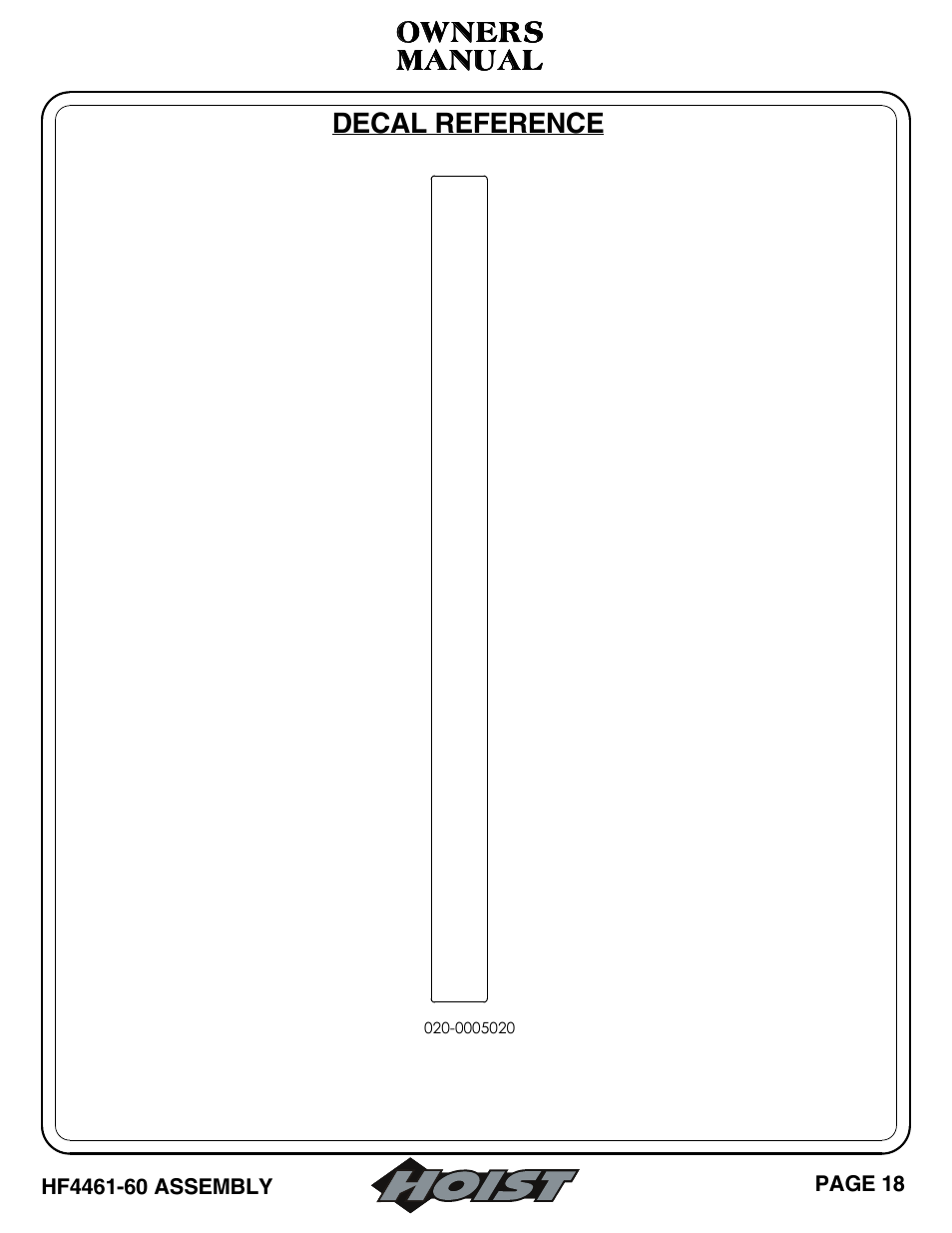 Hoist Fitness HF4461-60 User Manual | Page 19 / 31