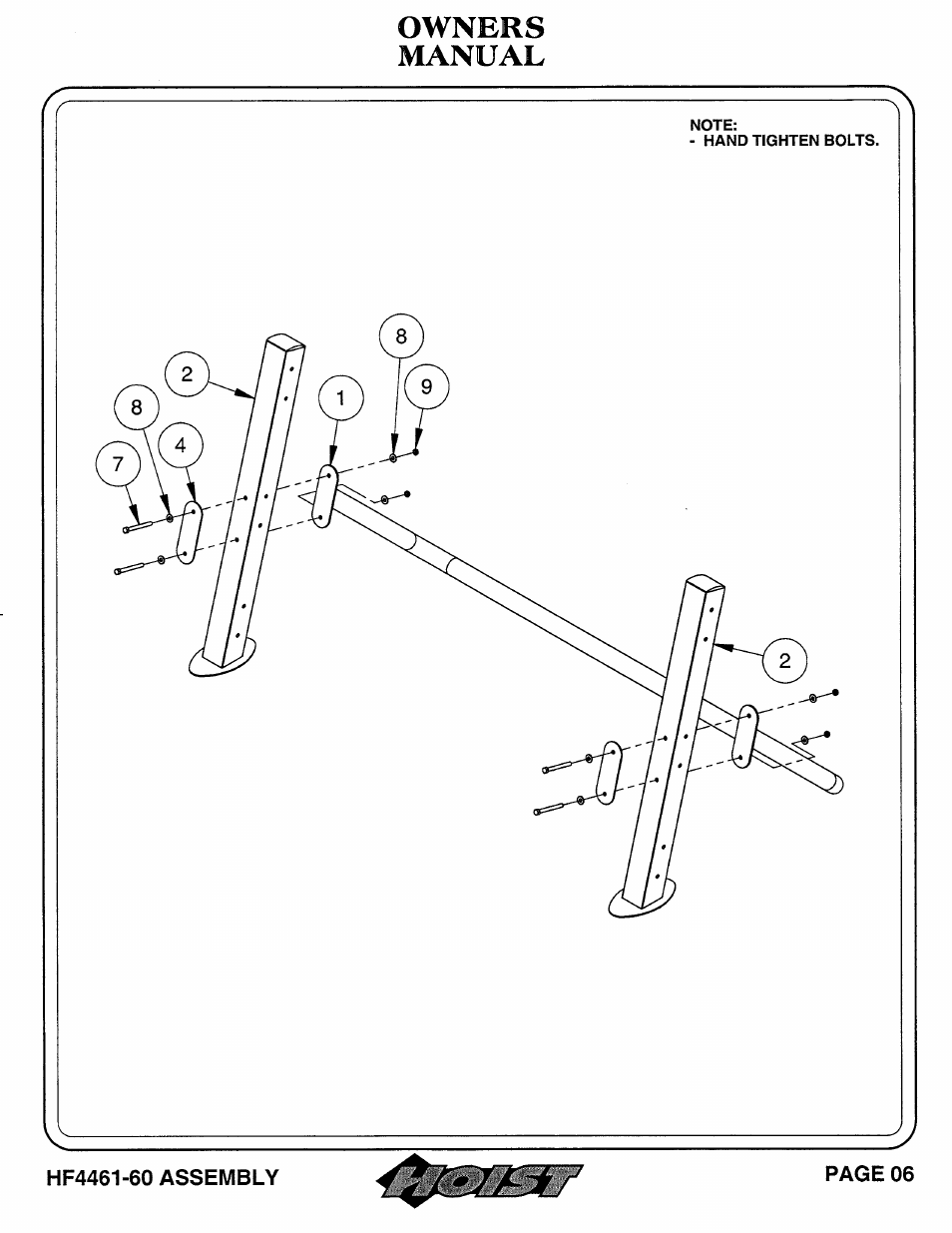 Hoist Fitness HF4461-60 User Manual | Page 7 / 31