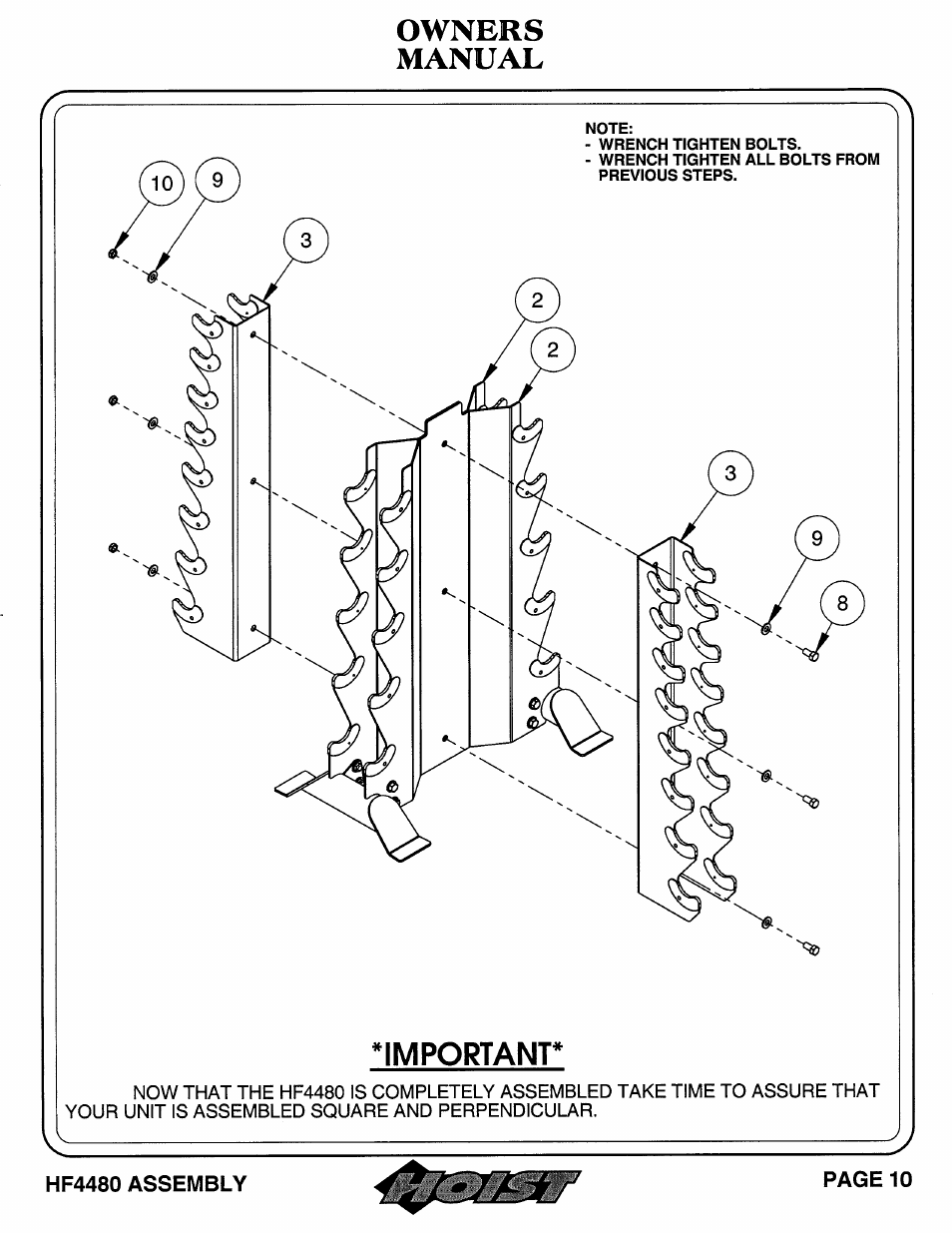 Hoist Fitness HF4480 User Manual | Page 11 / 27