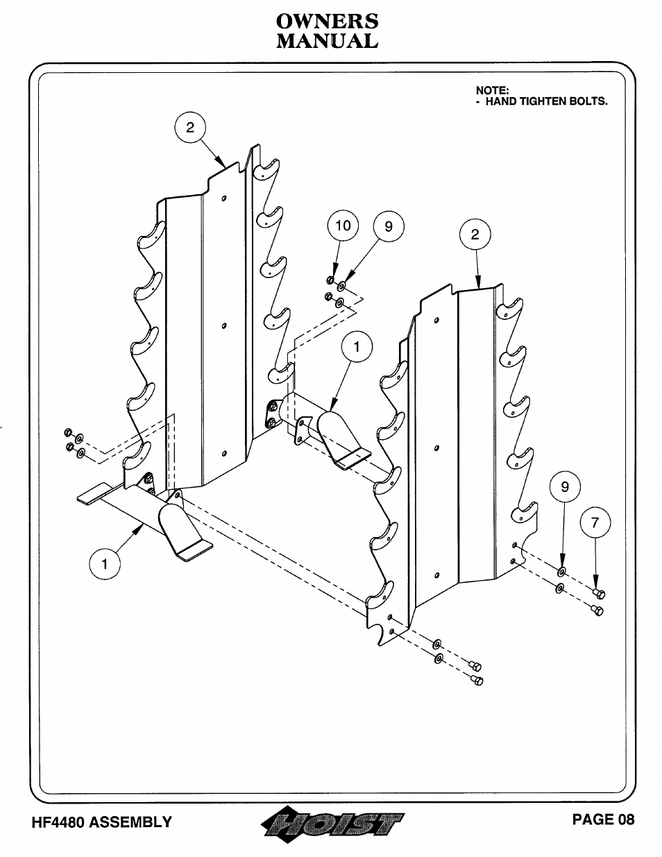 Hoist Fitness HF4480 User Manual | Page 9 / 27