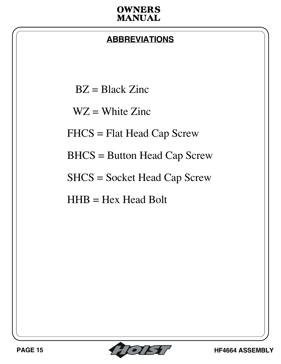 Hoist Fitness HF4664 User Manual | Page 16 / 27