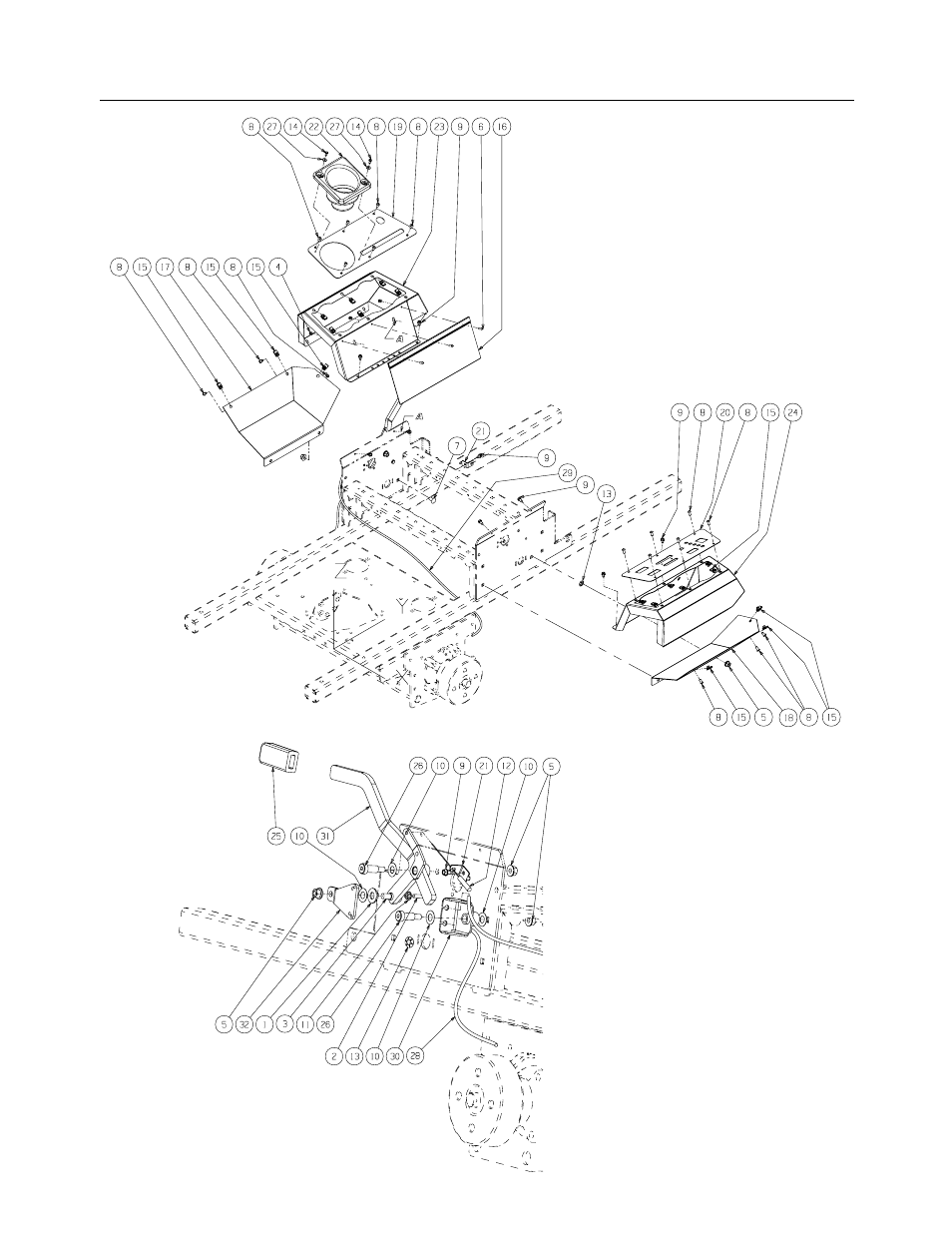 Brake assembly - figure 5 | Cub Cadet 53AI8CTZ750 User Manual | Page 10 / 28